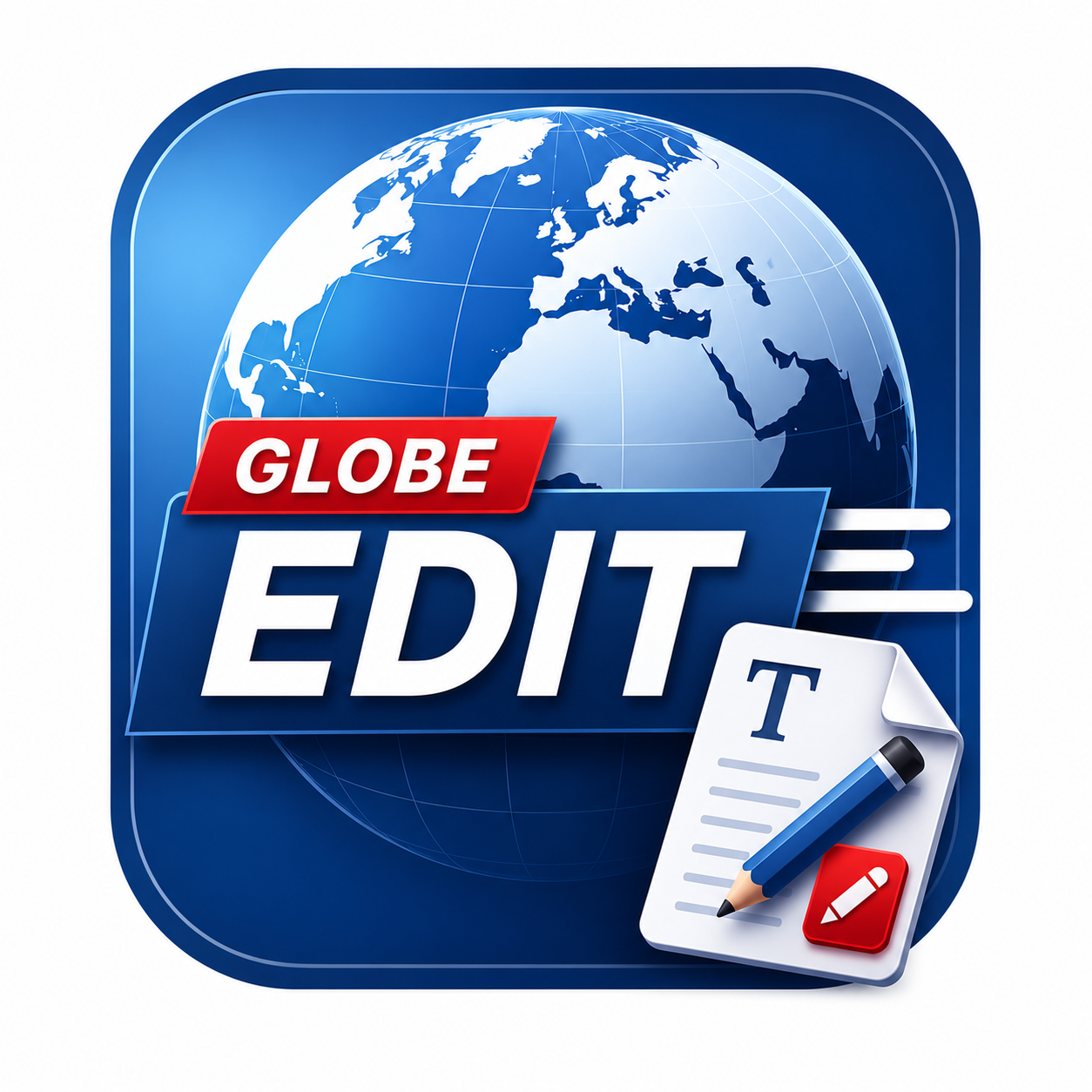Editor - GlobeSCRIBE Logo